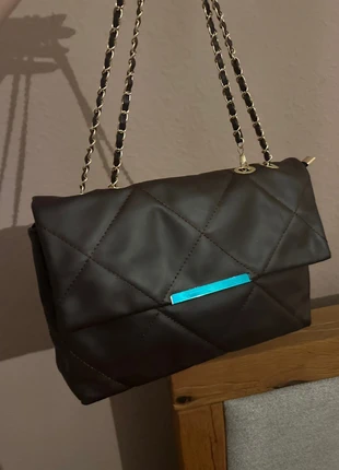 Brown quilted chic bag-Chocolate brown handbag-Night out bag Christmas gift, brand: Vintage Dressing, condizioni: Nuovo senza cartellino, €9.00, €10.15 include la Protezione acquisti