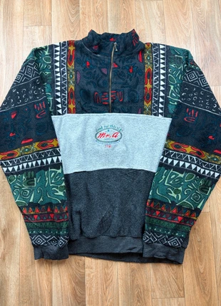 Veste polaire Vintage Retro 90s multicolor crazy fleece Jacket | Taille L, marca: Vintage Dressing, estado: Muito bom, tamanho: L, €40.00, €42.70 inclui Proteção do Comprador