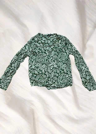 Blouse fluide imprimée vert – bohème et légère, marke: Kiabi, zustand: Neu, größe: M / 38 / 10, 15,95 €, 17,45 € inklusive Vinted-Käuferschutz