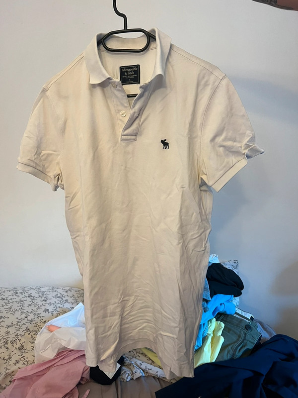 Polo abercrombie blanc 1