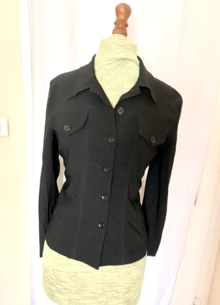 Chemise noire à poche , brand: Jennyfer, condition: Very good, size: S / 36 / 8, €8.00, €9.10 includes Buyer Protection