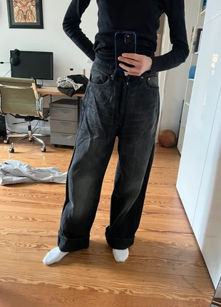 Weekday astro baggy jeans denim washed black unisex schwarz used look, merk: Weekday, staat: Nieuw zonder prijskaartje, maat: S / 36 / 8, € 25,00, € 26,95 inclusief Kopersbescherming