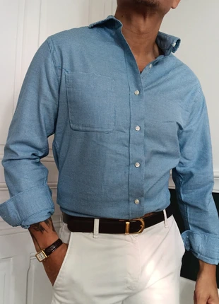 chemise bleu tommy hilfiger taille L slim fit, brand: Tommy Hilfiger, condition: Very good, size: L, €10.00, €11.20 includes Buyer Protection Pro