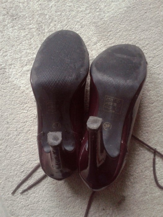 Chaussures Richelieu Bordeaux / Violettes 4