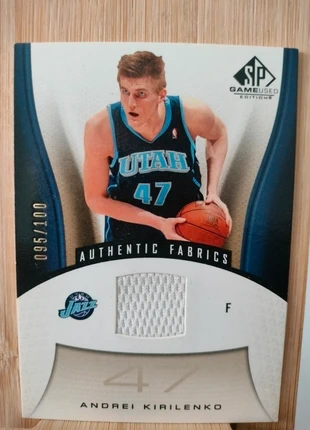 Cromo Patch Jersey Card Numerado/100 Andrei Kirilenko. Upper Deck SP Autenthic Fabrics 2007, merk: Upper Deck, staat: Nieuw zonder prijskaartje, € 7,99, € 9,09 inclusief Kopersbescherming