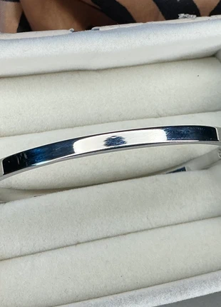 Bracelet jonc argenté simple, marque: belinox, état: Neuf avec étiquette, 3,00 €, 3,85 € Protection acheteurs incluse