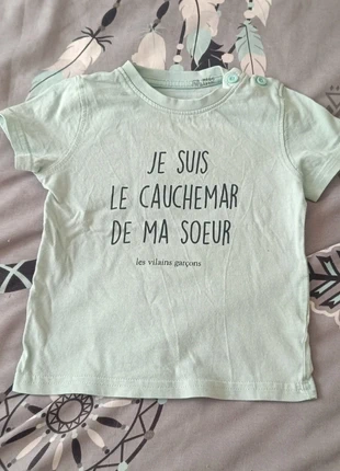 T-shirt, brand: Gémo, condition: Very good, size: 12-18 months / 80 cm, €1.00, €1.75 includes Buyer Protection