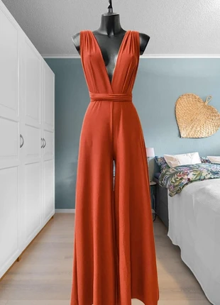 Combinaison multipositions terracotta, marca: Boutique Parisienne, estado: Muy bueno, tamaño: M / 38 / 10, 30,00 €, 32,20 € Protección al comprador Pro incluida