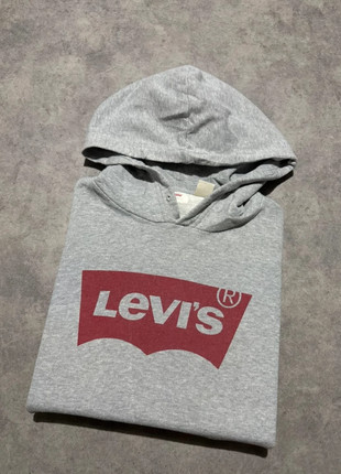 Sweat à Capuche Hoodie Levi’s Gris Logo Floqué Rouge Central Vintage / Taille M, marque: Levi's, état: Très bon état, taille: M, 7,90 €, 9,00 € Protection acheteurs (Pro) incluse