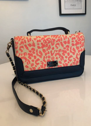 Sac à main bleu et rose léopard, marque: Paul's Boutique, état: Très bon état, 28,00 €, 30,10 € Protection acheteurs incluse