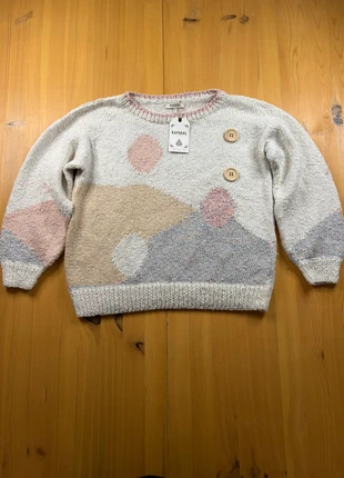 Pull Kaporal beige pastel L ( coupe courte )  🩵 style doux et moderne, 100% coton, jamais porté, marque: Kaporal, état: Neuf avec étiquette, taille: L / 40 / 12, 19,99 €, 21,69 € Protection acheteurs (Pro) incluse