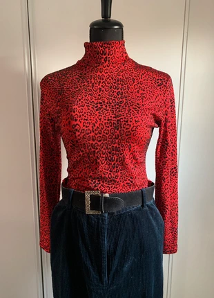 Body léopard rouge et noir lulu h paris années 80-90 vintage made in France, marque: Vintage, état: Très bon état, taille: S / 36 / 8, 12,00 €, 13,30 € Protection acheteurs incluse