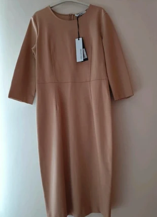 Vestito midi Lanacaprina color cammello – Elegante, raffinato e nuovo con cartellino, marque: Lanacaprina, état: Neuf sans étiquette, taille: L / 40 / 12, 28,00 €, 30,10 € Protection acheteurs incluse