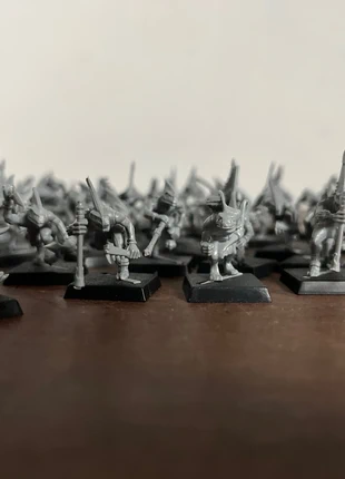 Warhammer – Lot Hommes-Lézards (~70 figurines, dont 2 métal), staat: Heel goed, € 70,00, € 74,20 inclusief Kopersbescherming