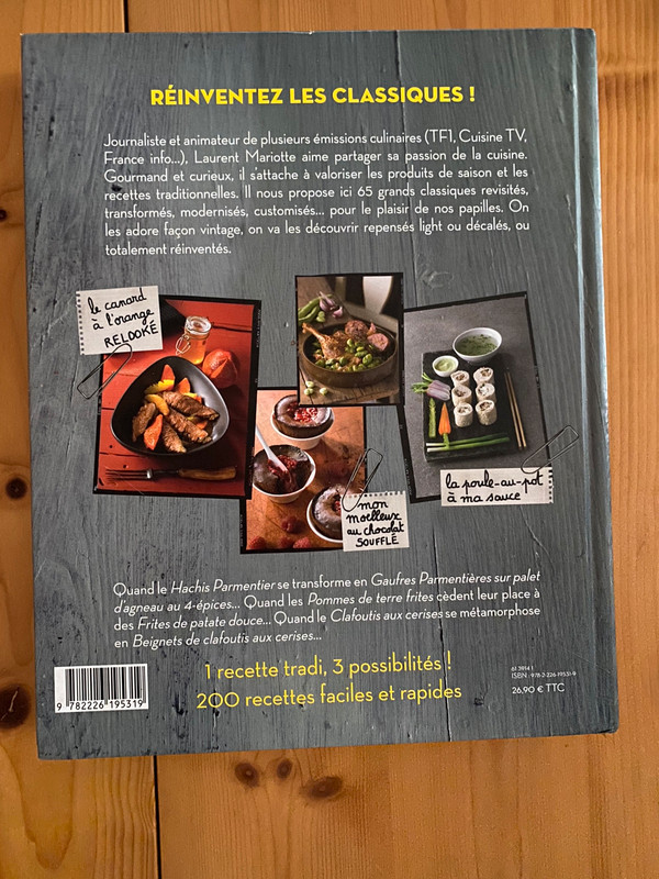 Livre Cuisine Laurent Mariotte Revisitez Vos Classiques Etat Comme Neuf Vinted