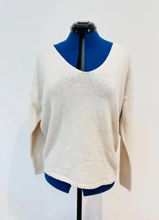 Pull en col V blanc crème- Only life- taille S, marke: ONLY, zustand: Sehr gut, größe: S / 36 / 8, 10,00 €, 11,20 € beinhaltet Vinted-Käuferschutz Pro