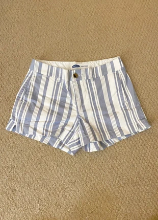 Old Navy Women's Striped White And Blue Bermuda Shorts, brand: Old Navy, condition: Very good, size: S / UK 8-10, £7.56, £8.64 includes Buyer Protection