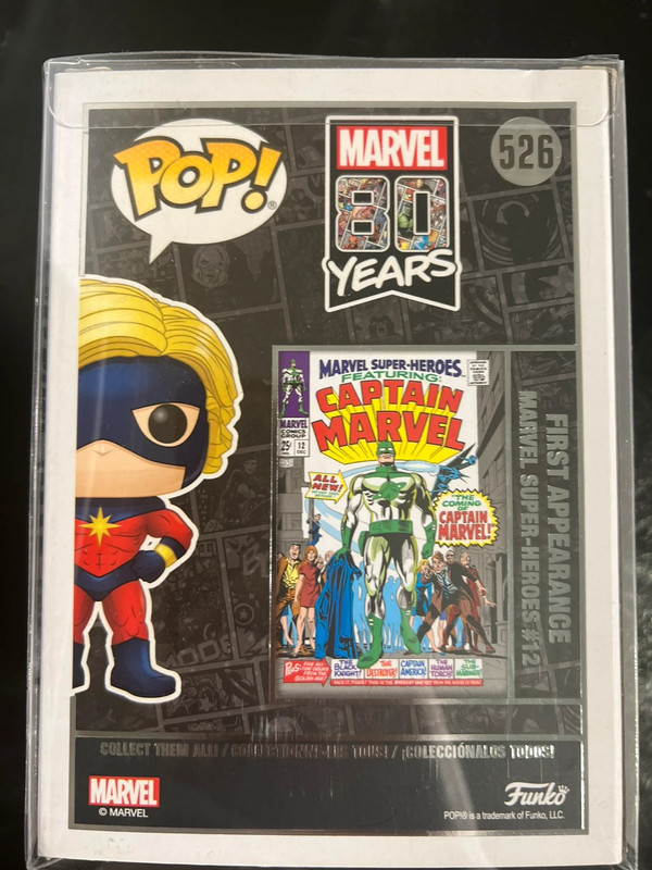 Funko pop. Captain Marvel 526 3