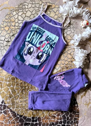 Ensemble débardeur et caleçon long violet My Little Pony fille taille 8-10ans 🎈🎈, marca: My Little Pony, estado: Muito bom, tamanho: 9 anos / 134 cm, €4.90, €5.85 inclui Proteção do Comprador Pro