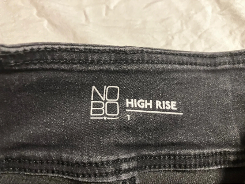 No Boundaries Size 1 High Rise Black Denim Shorts 3