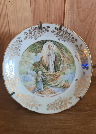 Assiette décorative Saint Vierge, marke: Lourdes, zustand: Gut, 14,00 €, 15,40 € inklusive Vinted-Käuferschutz
