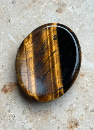 Tigerauge Handschmeichler Edelstein Heilstein Mineral Kristall, brand: Tigerauge, condizioni: Ottime, €4.90, €5.85 include la Protezione acquisti