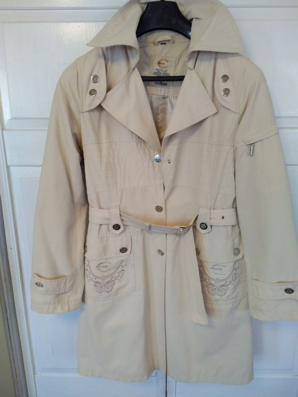 Just Cavalli Epaulette Ittierre Trench Coat Vinted