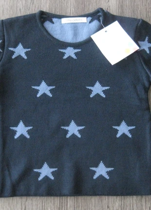 Nieuwe gebreide trui met sterrenmotief van Little Celebs, maat 92, marque: LITTLE CELEBS, état: Neuf avec étiquette, taille: 24-36 mois / 92 cm, 8,00 €, 9,10 € Protection acheteurs incluse