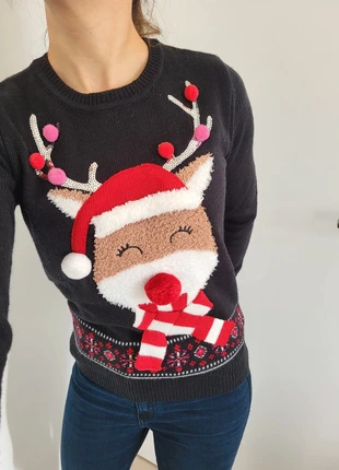 Pull de Noël Cerf trop mignon Cache Cache, marque: Cache Cache, état: Neuf avec étiquette, taille: XS / 34 / 6, 20,00 €, 21,70 € Protection acheteurs incluse