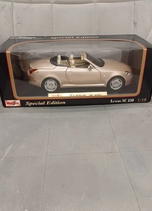 Lexus SC 430 – Maisto – 1/18 – Beige – Special Edition – Avec boîte d’origine, marque: Lexus, état: Très bon état, taille: Prématuré, jusqu'à 44cm, 40,00 €, 42,70 € Protection acheteurs incluse