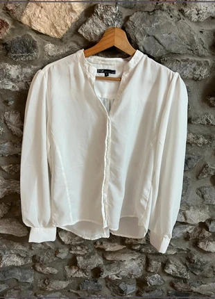 Blouse blanche TQF Collection femme – Taille S – Manches longues, marque: TQF, état: Très bon état, taille: S / 36 / 8, 5,00 €, 5,95 € Protection acheteurs incluse