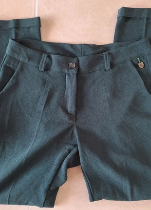 Pantalon léger vert foncé Pako Litto XS 34, marque: Pako Litto, état: Bon état, taille: XS / 34 / 6, 12,00 €, 13,30 € Protection acheteurs incluse