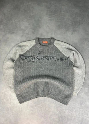 Pull maille laine vintage Y2K brodé Oxbow gris L Surfwear Snowwear Skiwear, marque: Oxbow, état: Bon état, taille: L, 59,50 €, 63,18 € Protection acheteurs (Pro) incluse