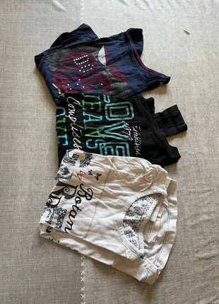 Lots de 3 T-shirt filles, marca: Super U, estado: Bueno, tamaño: 8 años / 128 cm, 4,00 €, 4,90 € Protección al comprador incluida