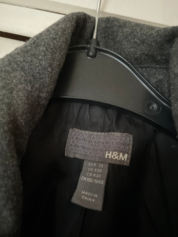 graue Winterjacke H&M 5