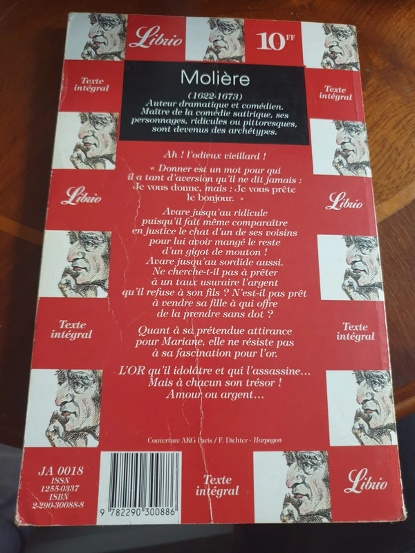 Livre L'Avare - photo numéro 2