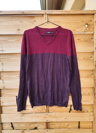 Pull col V Celio violet rose homme taille L/40, marca: Celio, estado: Muito bom, tamanho: L, €4.90, €5.85 inclui Proteção do Comprador