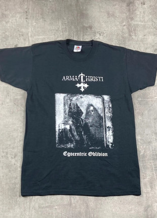 T-shirt Noir Arma Christi - Egocentric Oblivion, marque: Fruit of the Loom, état: Bon état, taille: L, 14,99 €, 16,44 € Protection acheteurs (Pro) incluse