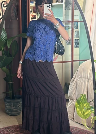 Blue lace top, marca: Vintage Dressing, estado: Muy bueno, tamaño: M / 38 / 10, 18,00 €, 19,60 € Protección al comprador incluida