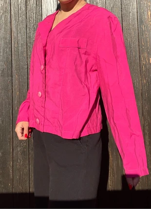 Blazer corto camicia fucsia taglia M true vintage, marca: Vanessa, estado: Muito bom, tamanho: M / 38 / 10, €3.00, €3.85 inclui Proteção do Comprador
