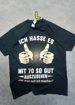 Ich Hasse Es Mit 70 So Gut Vintage Graphic T-Shirt - Size L, marque: Graphic Tee, état: Très bon état, taille: L, 5,00 €, 5,95 € Protection acheteurs incluse
