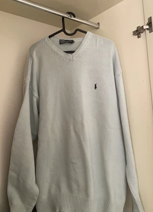 Maglione verdeacqua in cotone, marque: Polo Ralph Lauren, état: Bon état, taille: XL, 30,00 €, 32,20 € Protection acheteurs incluse