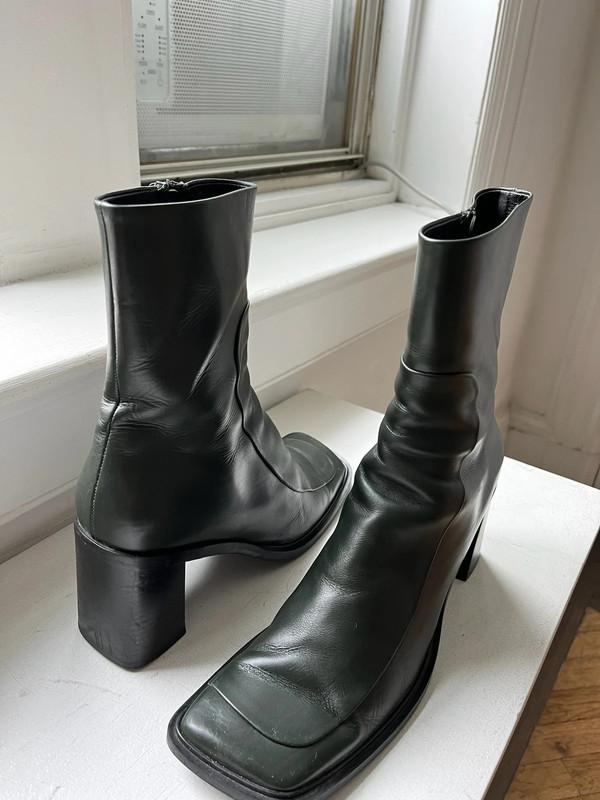 The Row leather boot 3