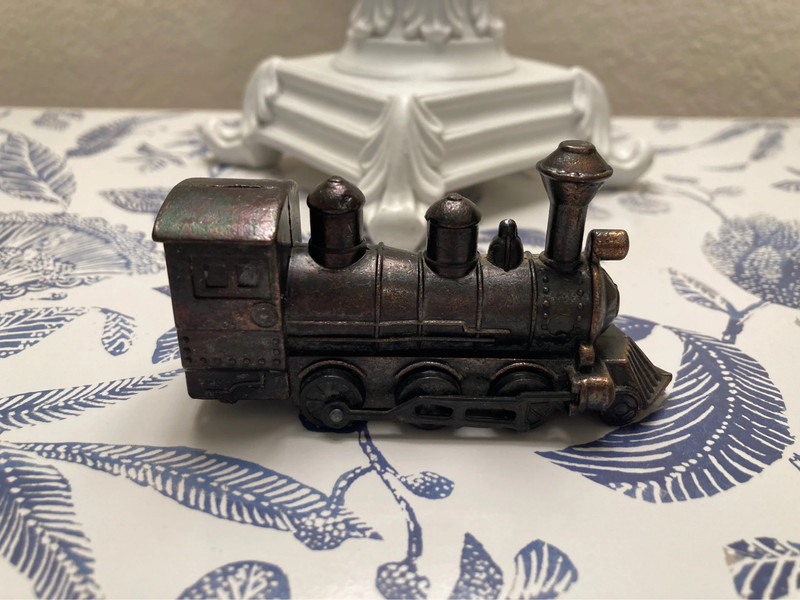 Miniature Die Cast Train Pencil Sharpener Engine Steam Locomotive Vintage Metal 4