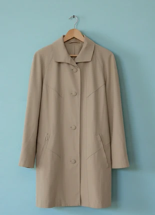 Köhler & Krenzer – Premium & Elegant Beige Coat with Single-Breasted & Zipped Pocket – M 🌷👠, marque: Vintage Dressing, état: Très bon état, taille: M / 38 / 10, 34,90 €, 37,35 € Protection acheteurs incluse