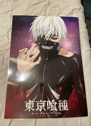 Poster plastifié manga, marque: Tokyo Ghoul, état: Très bon état, 3,00 €, 3,85 € Protection acheteurs incluse