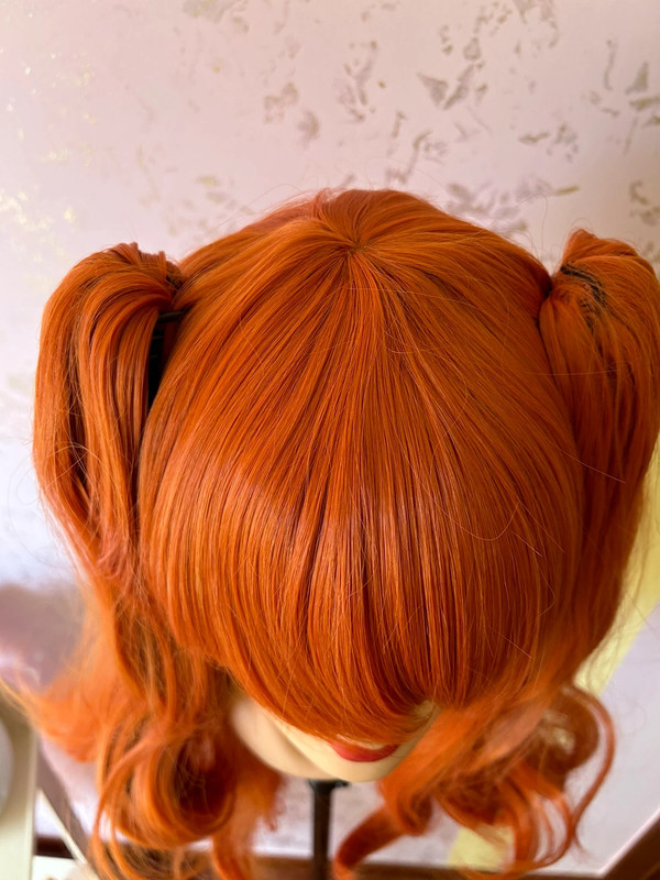 Rika Seto - D4DJ (Twintail Orange) Cosplay Wig 5