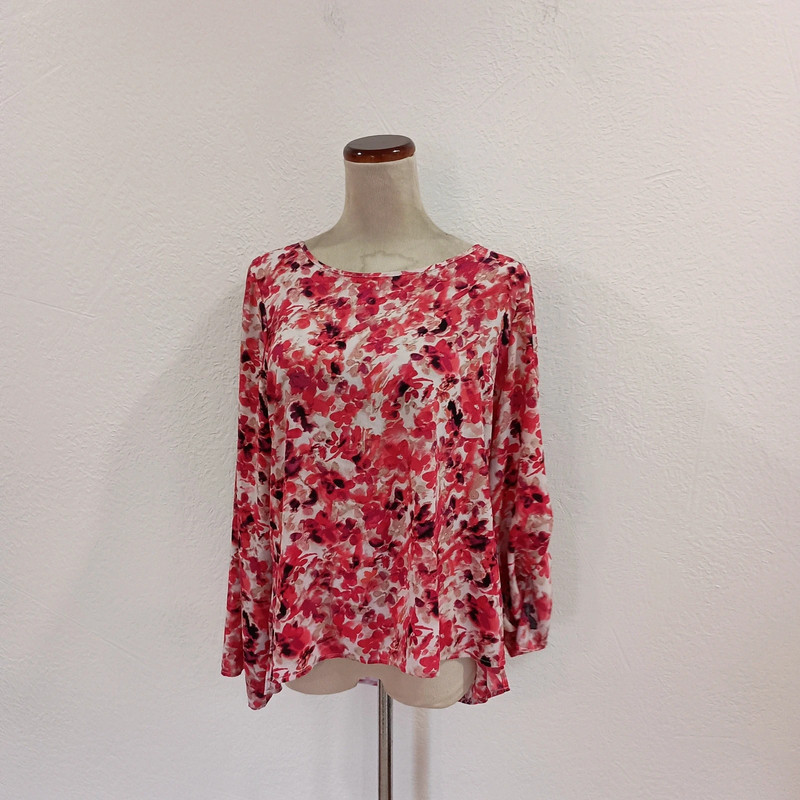 Calvin Klein Pink Floral Blouse 5