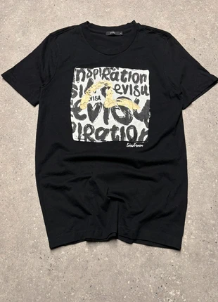 T-shirt Evisu Daicock Seagull noir coton printed japan y2k coton X13-26, brand: Evisu, condizioni: Ottime, taglia: S, €34.90, €37.35 include la Protezione acquisti