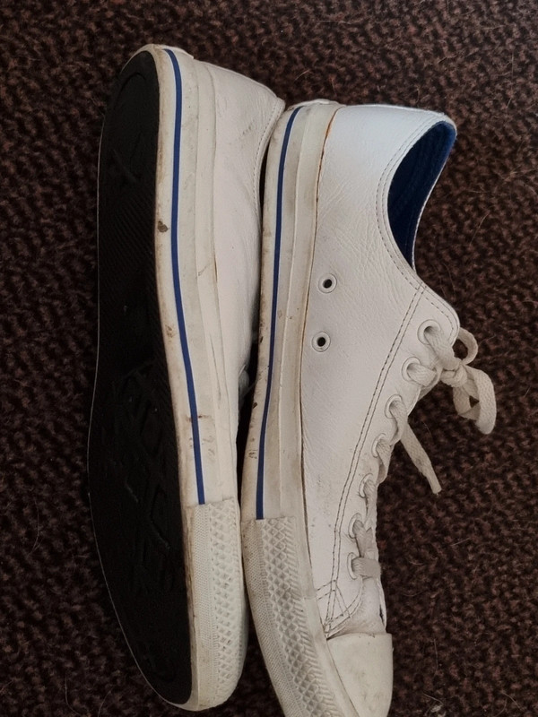 Mens white sale converse size 11